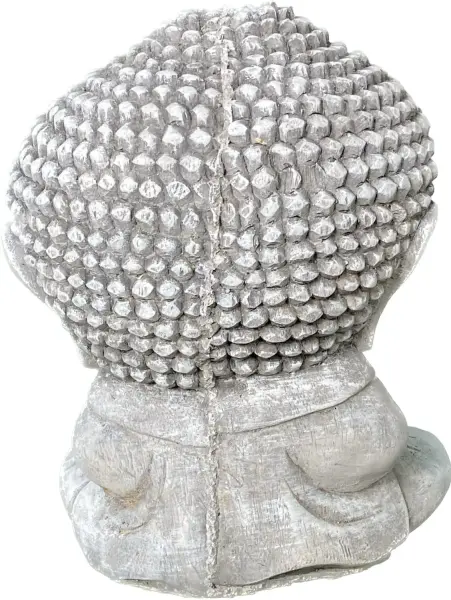 Artikelbild 5 des Artikels “Nima - Sitzender Mönch mit großem Kopf, 20 cm H | Steinguss “